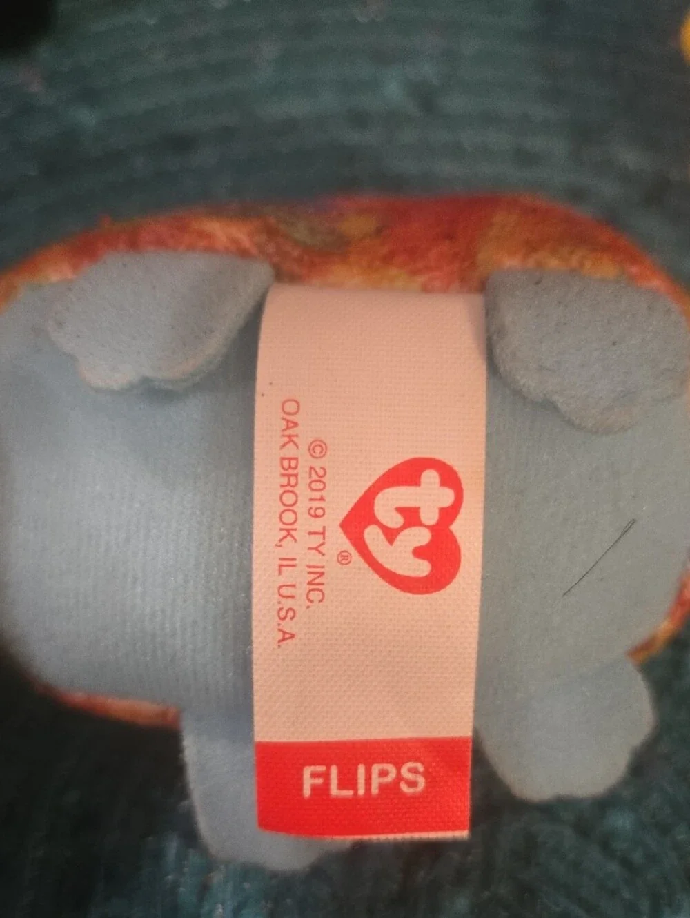 Ty Bright Multi-Color Plush Small Pet Duo
